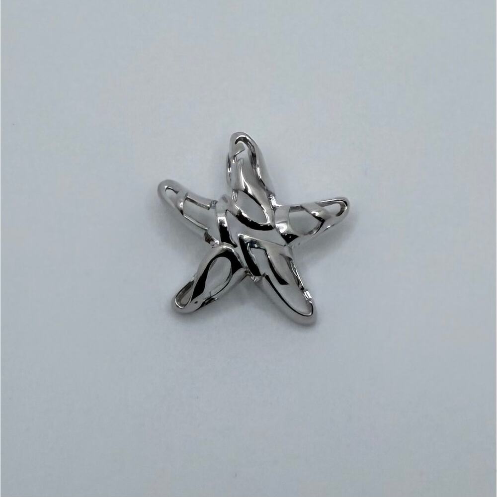 Vintage 925 Sterling Silver Starfish Pendant